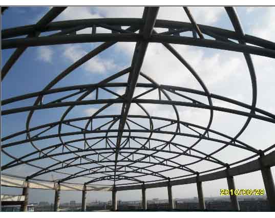 广元中煤朔州宾馆管桁架工程